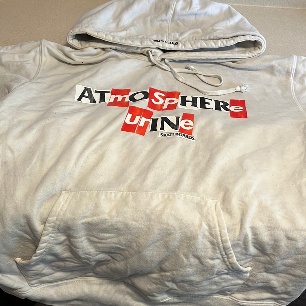 SUPREME Atmosphere Urine Skateboards Hoodie M